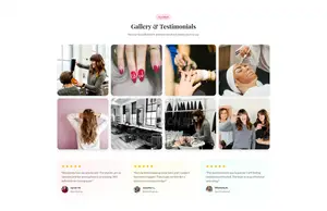 Ready-Made Beauty Salon Website - Affordable and Mobile Friendly