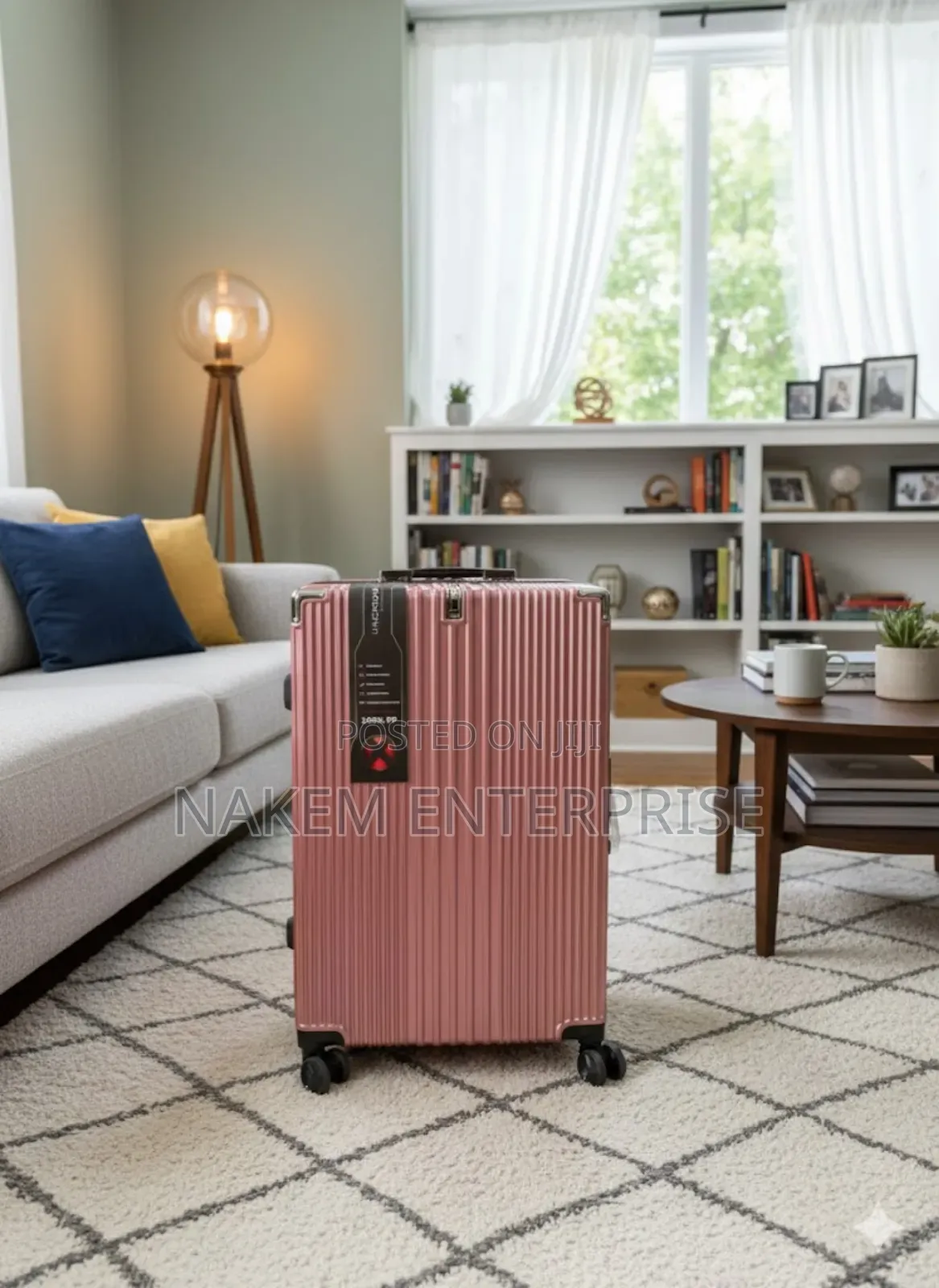 Zipless Aluminium Frame Trolley Single Sizes,360 Wheels