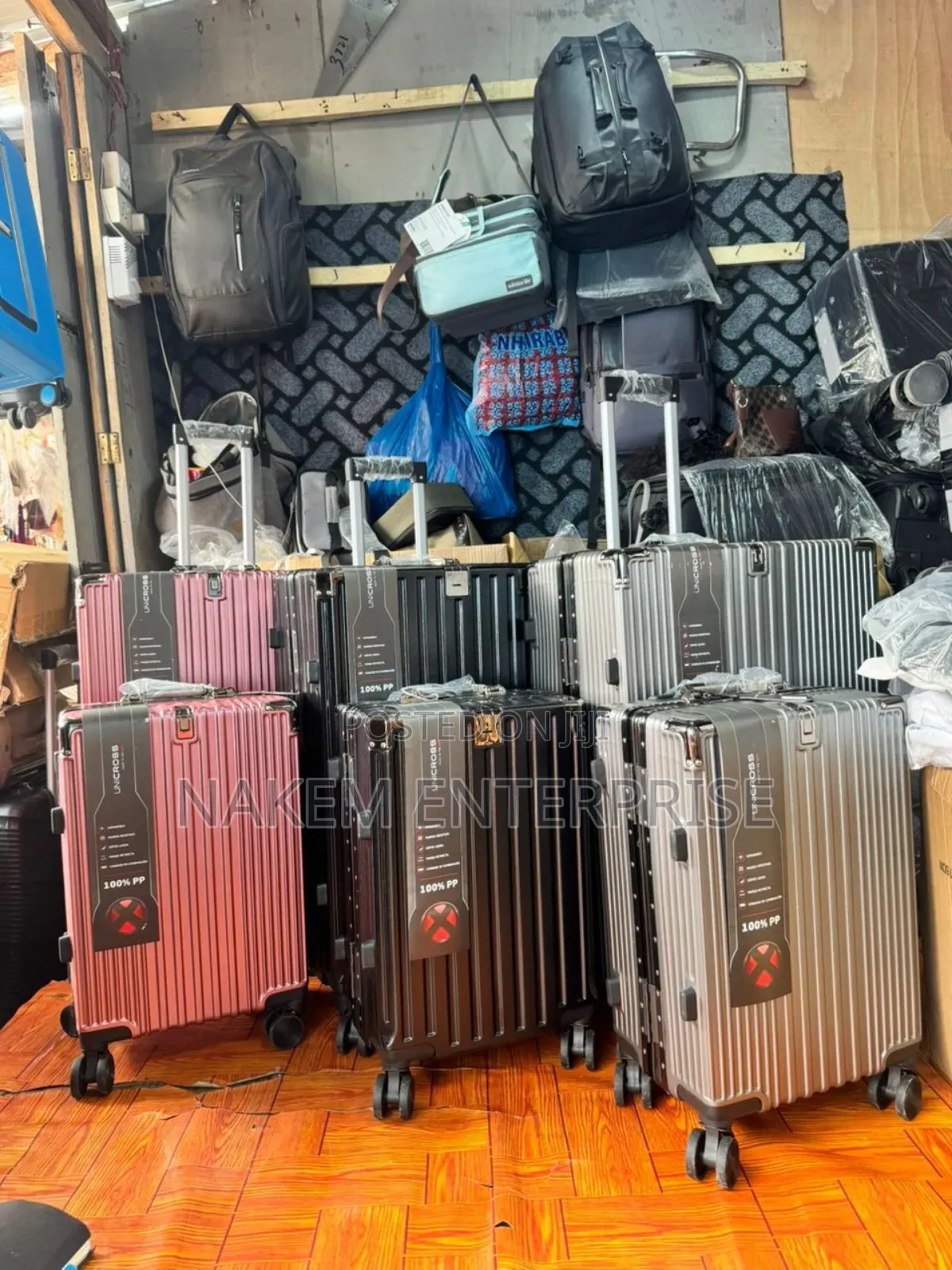 Zipless Aluminium Frame Trolley Single Sizes,360 Wheels