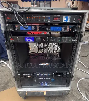 Jac Line Arrays With Double Bass and Amplifier Rack Set
