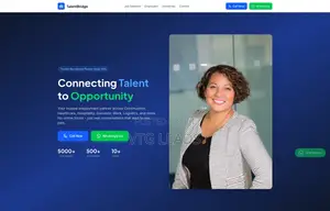 Professional Staffing Agency Website (Instant Enquiries)