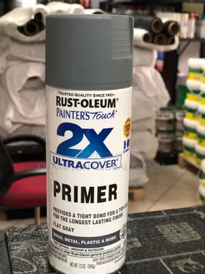 2x Enamel Gray Primer Spray
