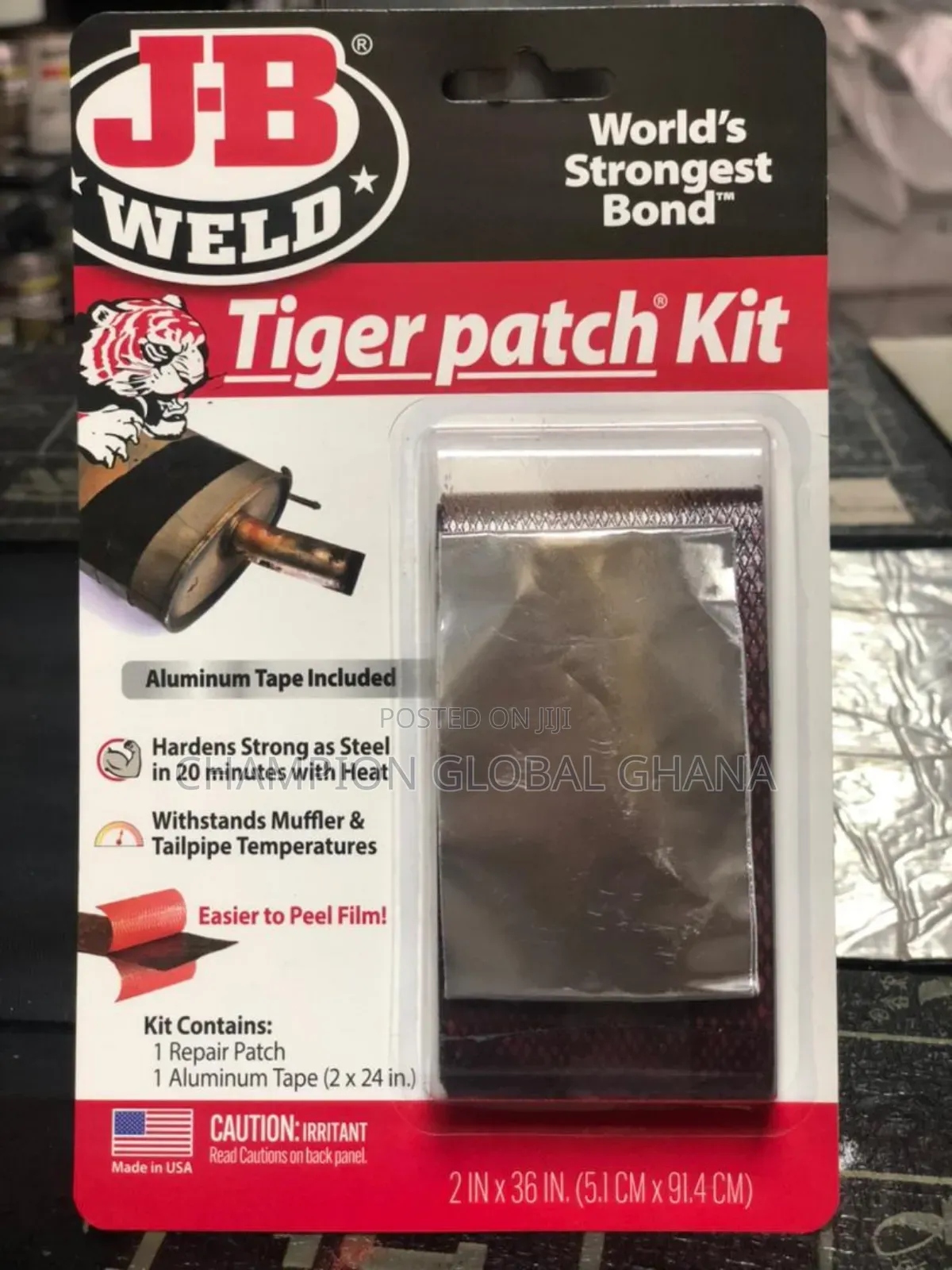 Jb Weld Tiger Patch For Exhaust Pipes