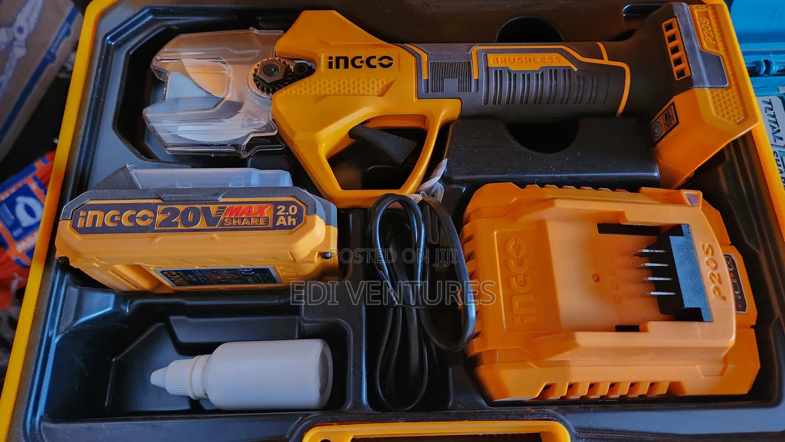 Ingco Cordless Gauge Straight Shear 20v + Battery
