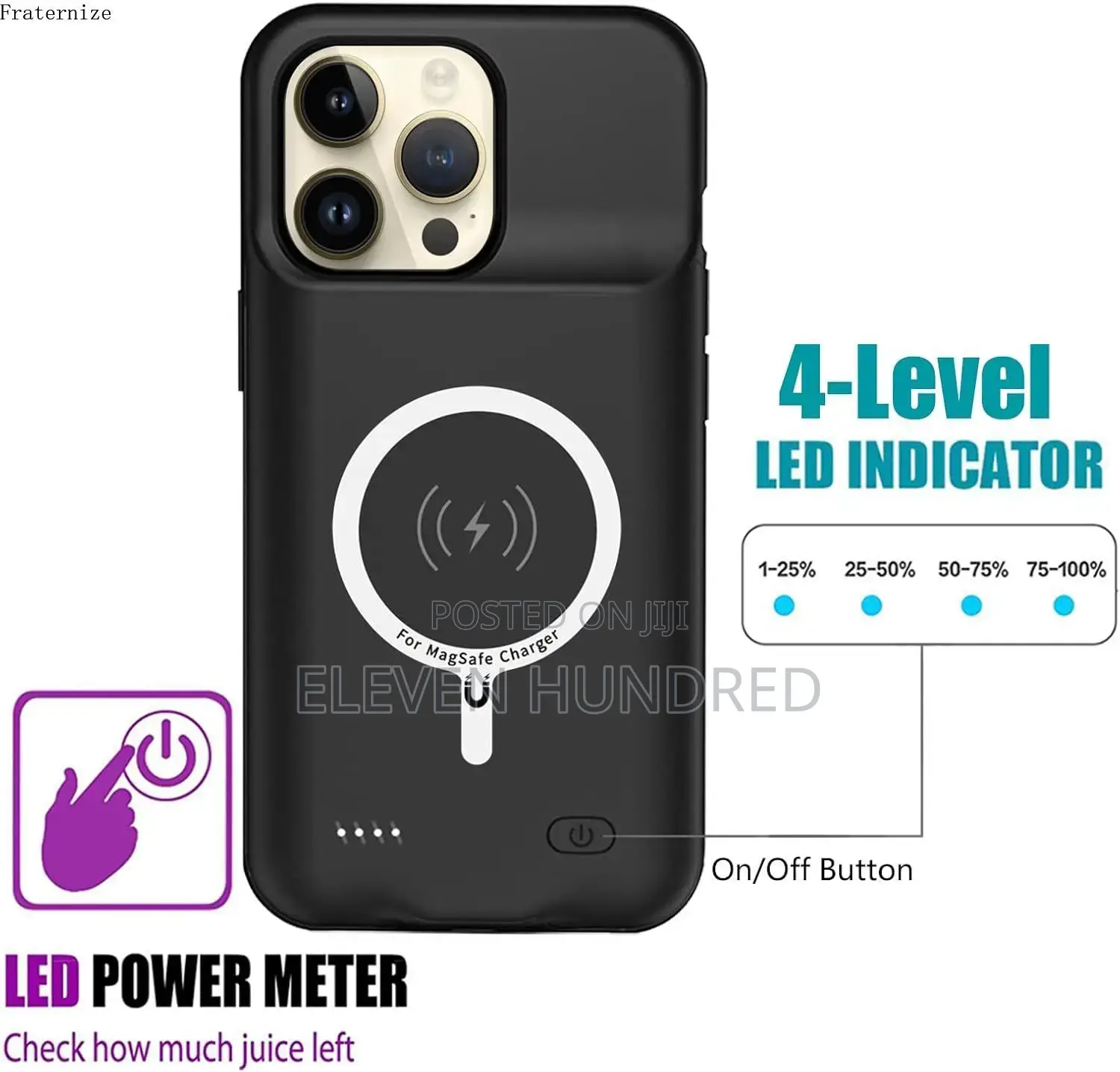 iPhone 14 Pro Max Power Bank Case