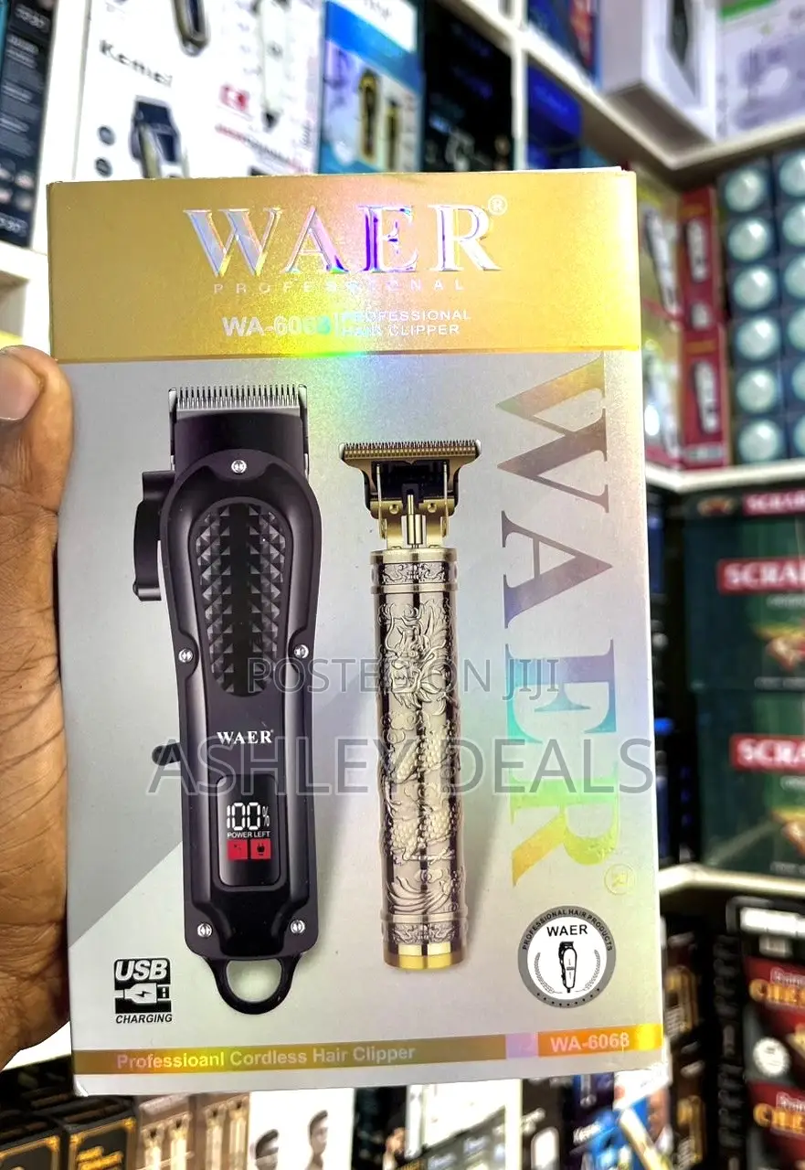 2 In 1 Hair Clipper / Trimmer Set ( Model Wa- 605)