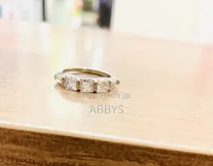 Premium Zirconia Silver Engagement/Promise Ring
