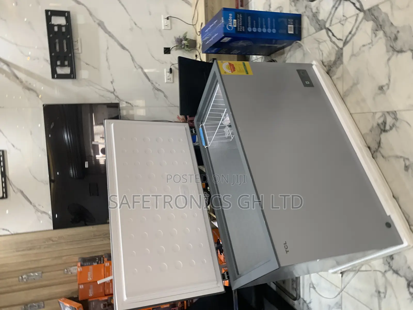 Kindly Order 1 Door Grey Electric 380 Liters TCL Chestfreezer