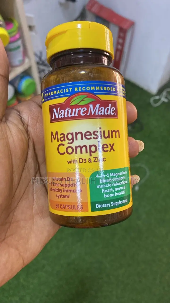 Nature Made Magnesium Complex Capsules With D3 and Zinc, 60s