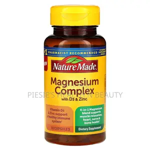 Nature Made Magnesium Complex Capsules With D3 and Zinc, 60s