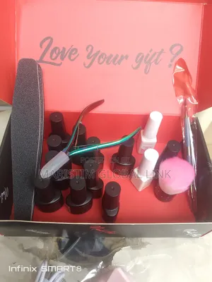 Nails Care Kit With Gel Polish Nail Dryer and Other Accessories