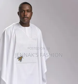 Simple Classic Men's 3 Agbada
