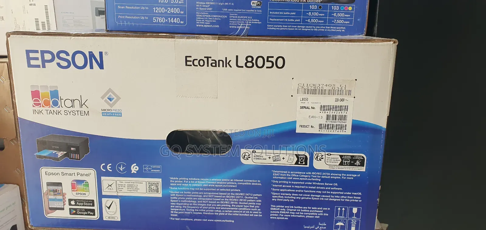 Epson Ecotank L8050
