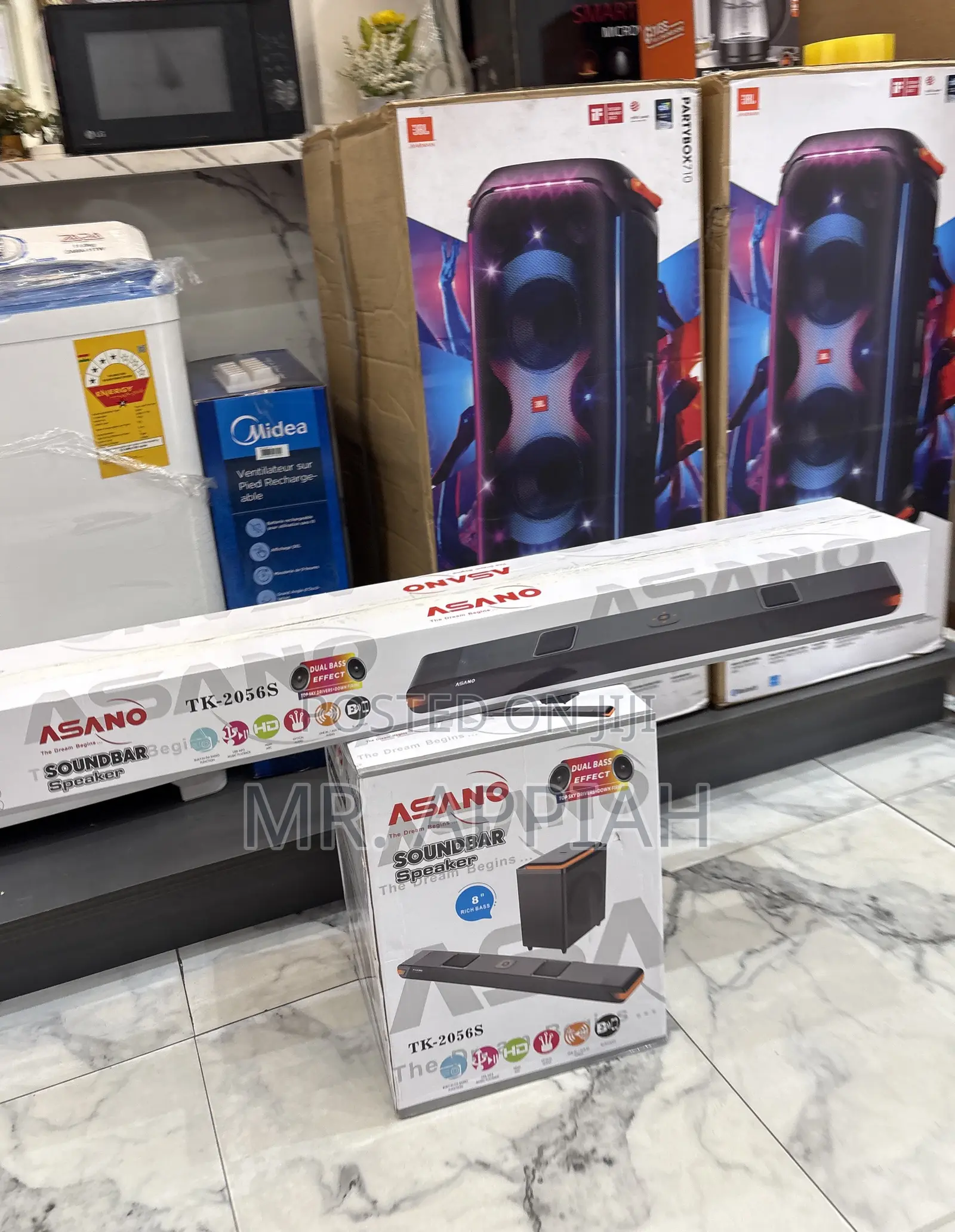 Get Original Asano Tk 2056 Sound Bar With Remote Control(Black)