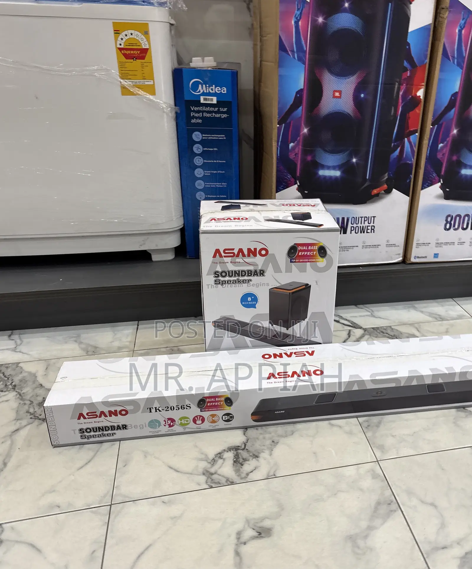 Sealed in Box Asano Tk 2056 Bluetooth Sound Bar With Remote Control.