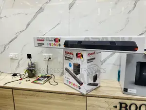 Unique New Black With Woofer Asano Tk 2056 Sound Bar