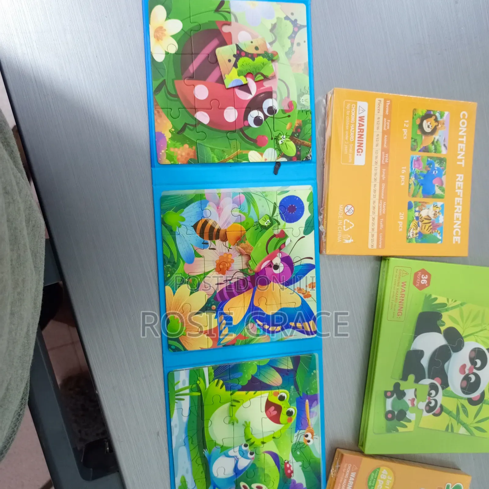 3 Picture Puzzle for Toddlers