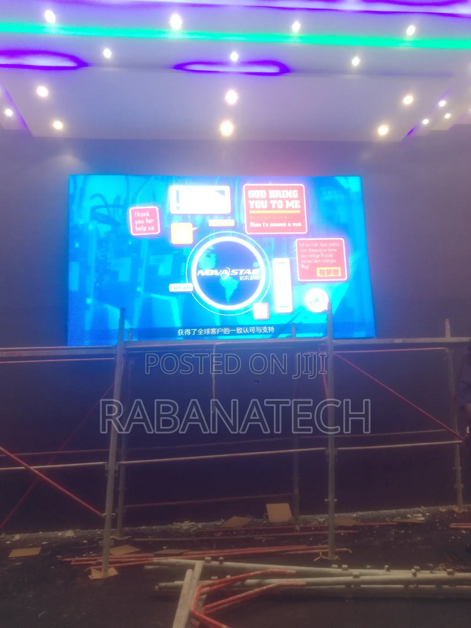 Led/Lcd Screen Installation For Church And Any Event