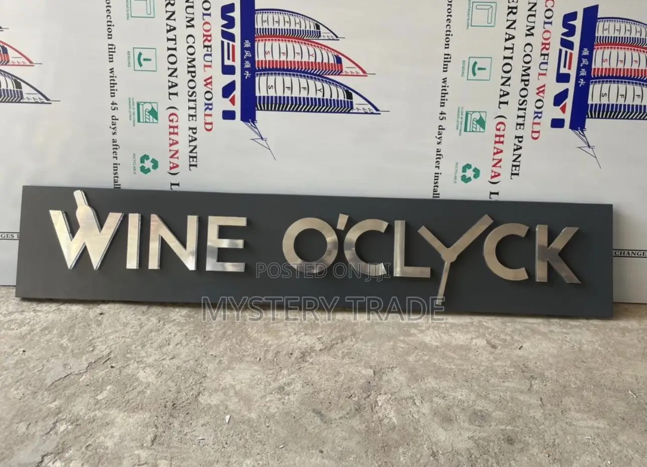 3d Backlit Signage for Wine O’Clock