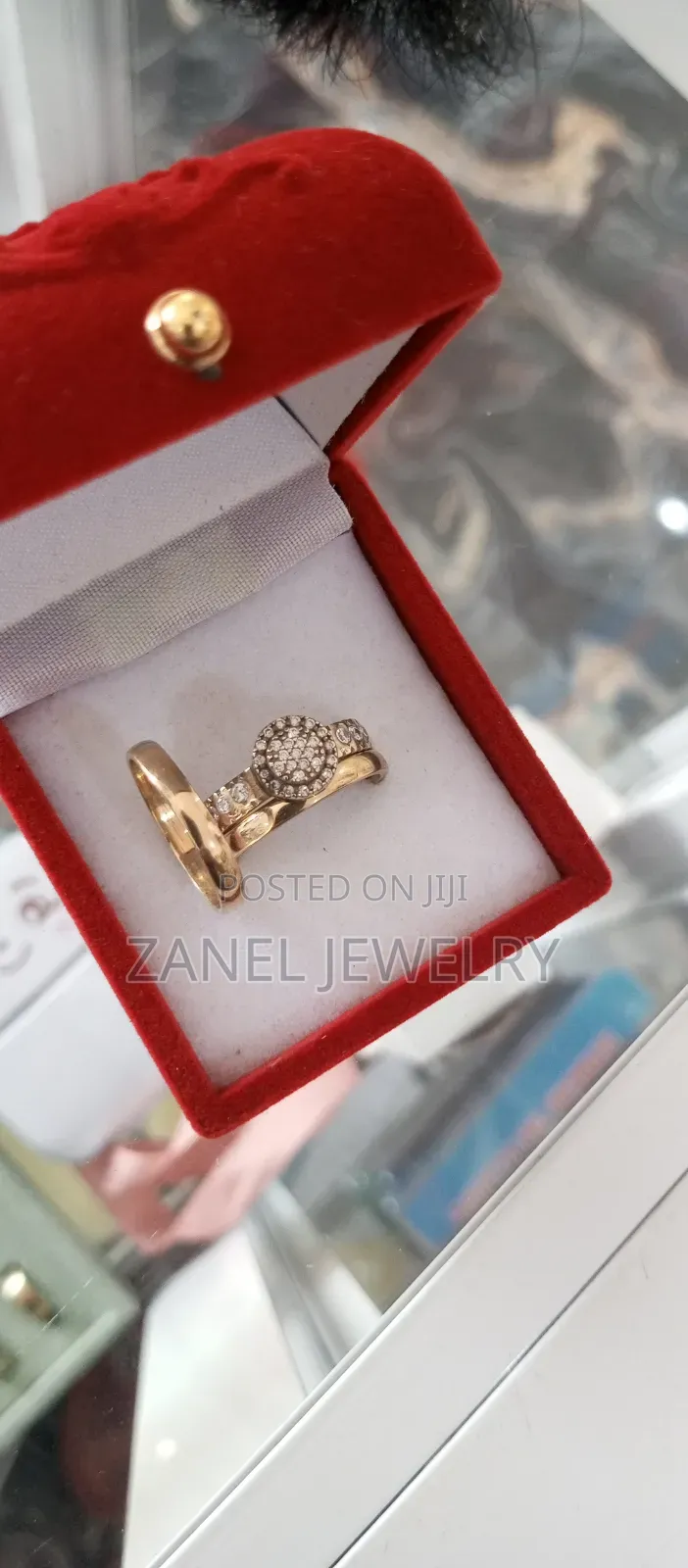 Gold Dust Wedding Bands for Couple