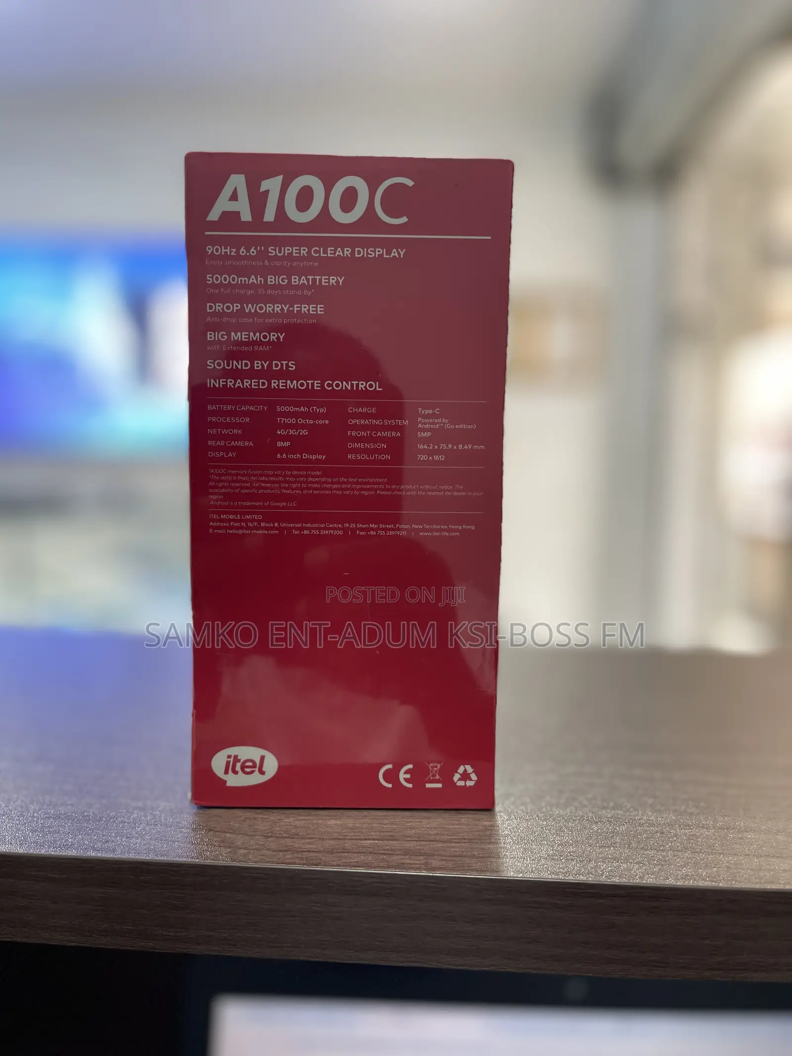 New Itel A100C 64 GB Gold