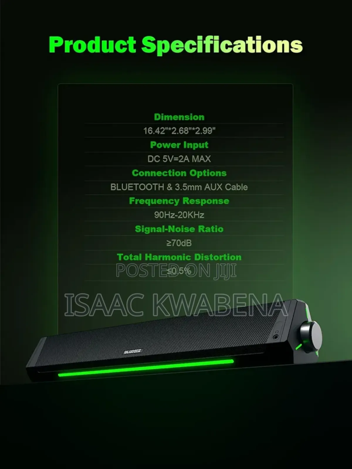 Bluedee Pc Sound Bar