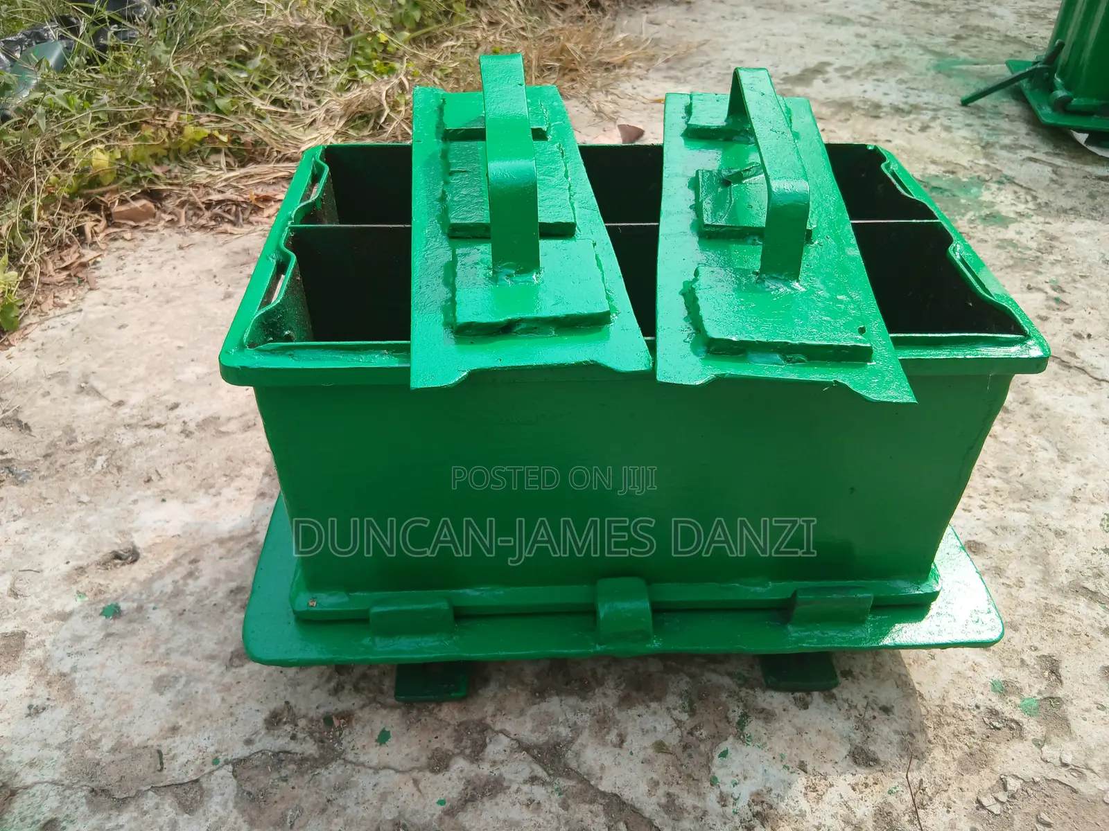 2 Block Making Machine With Electrical Panel Setup