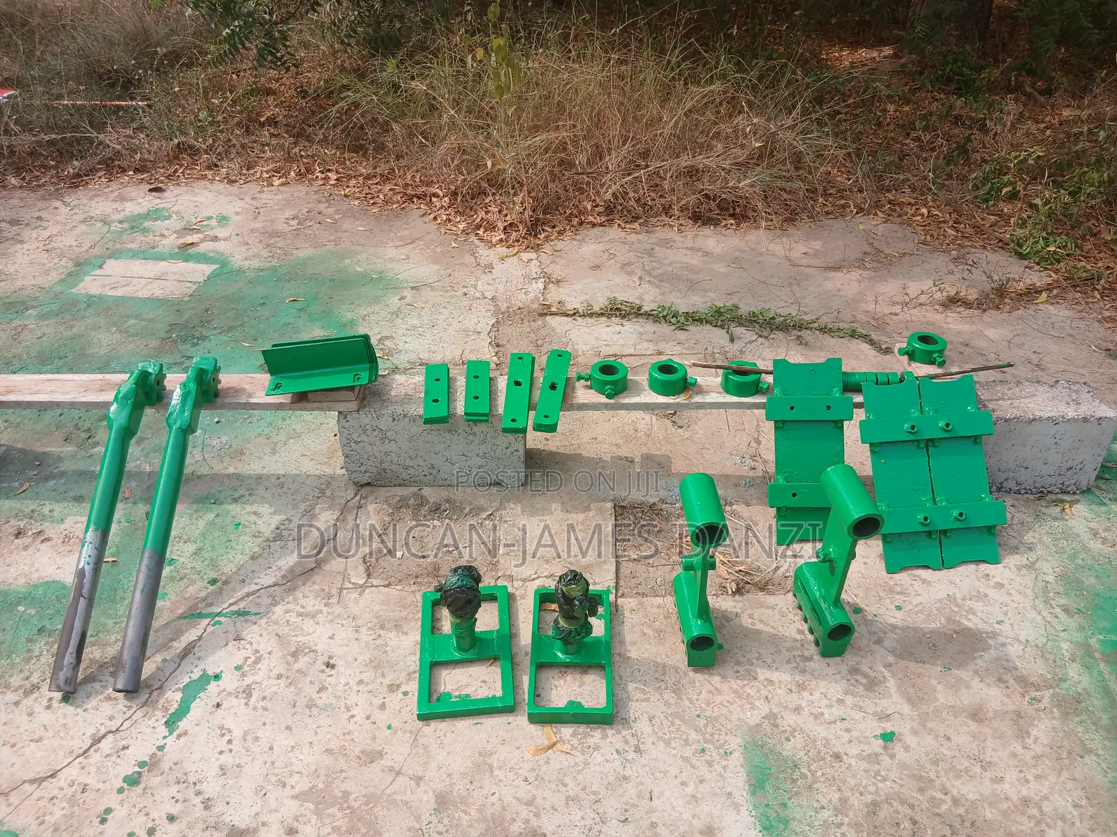 2 Block Making Machine With Electrical Panel Setup