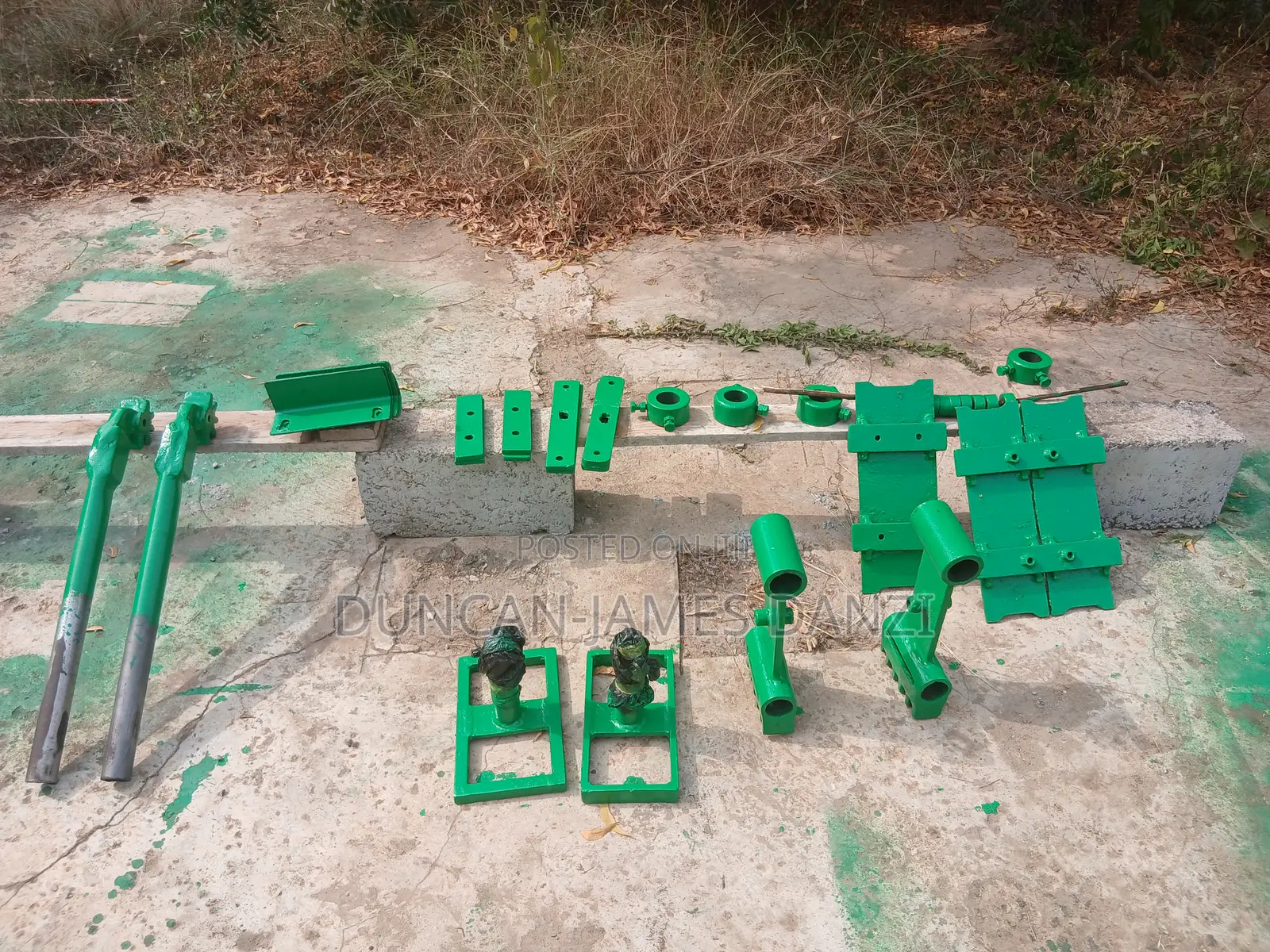 2 Block Making Machine With Electrical Panel Setup