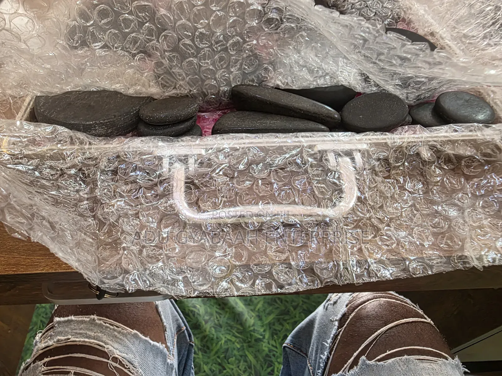 Hot Massage Stones Plus Heating Case