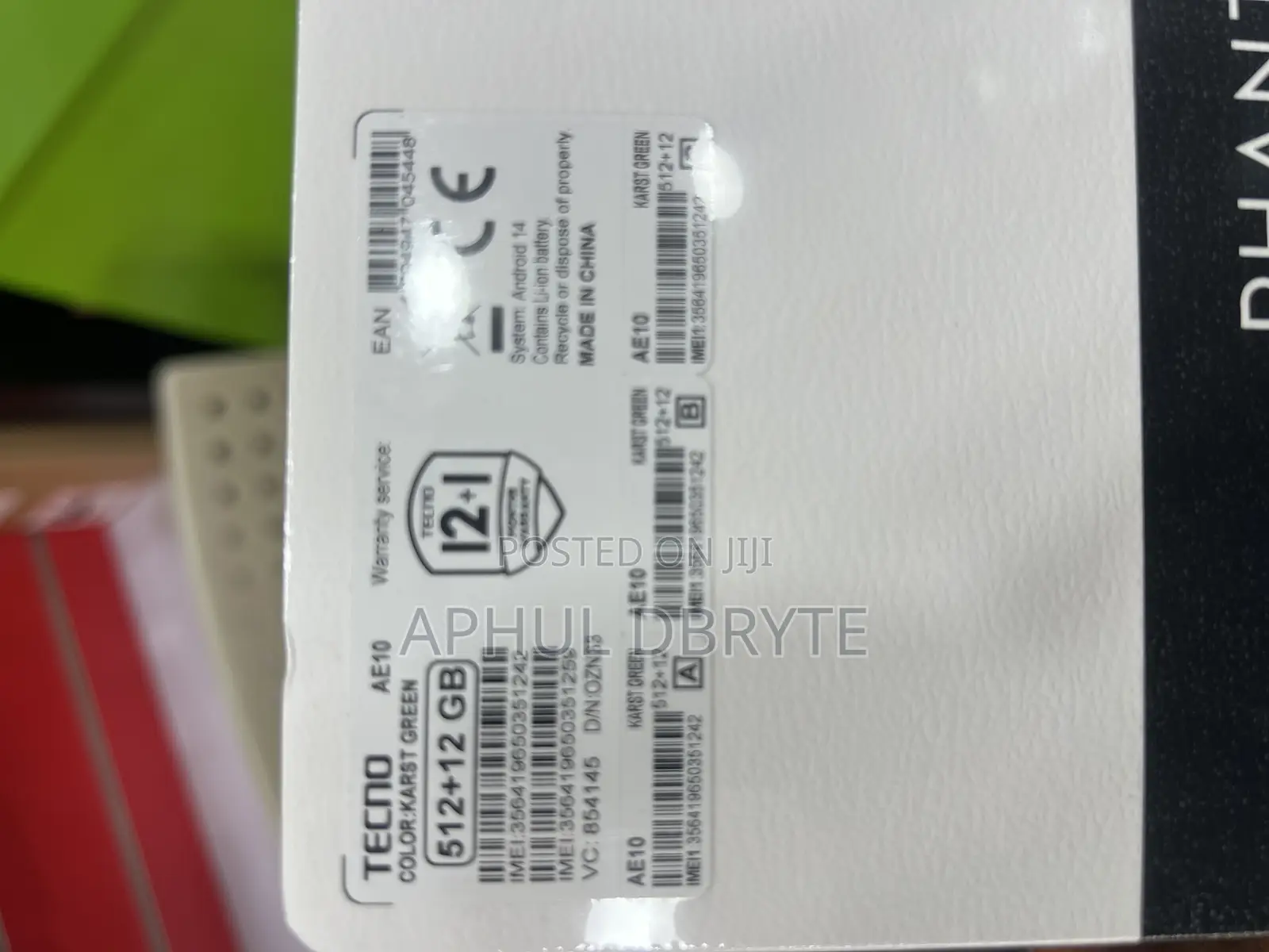 New Tecno Phantom V Fold 2 512 GB Black