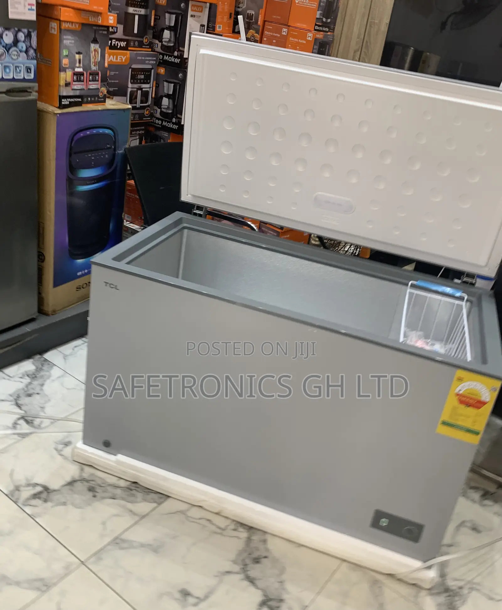 Unique Defrost Grey Singledoor TCL 380 Liters Electric Freezer