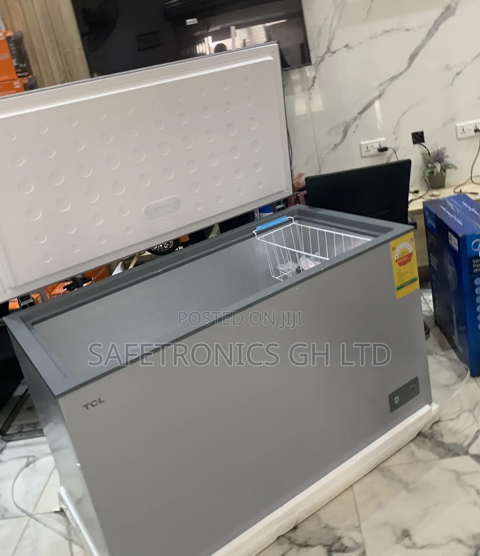 Massive Best TCL Singledoor 380 Liters Electric Grey Freezer