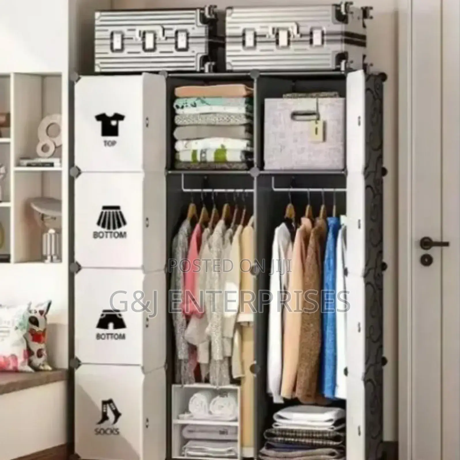 12 Cube Wardrobe Without Shoe Rack