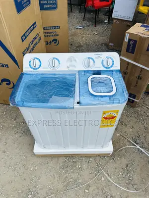 7kg Topload Washing Machine Nasco White Color With Blue Cover