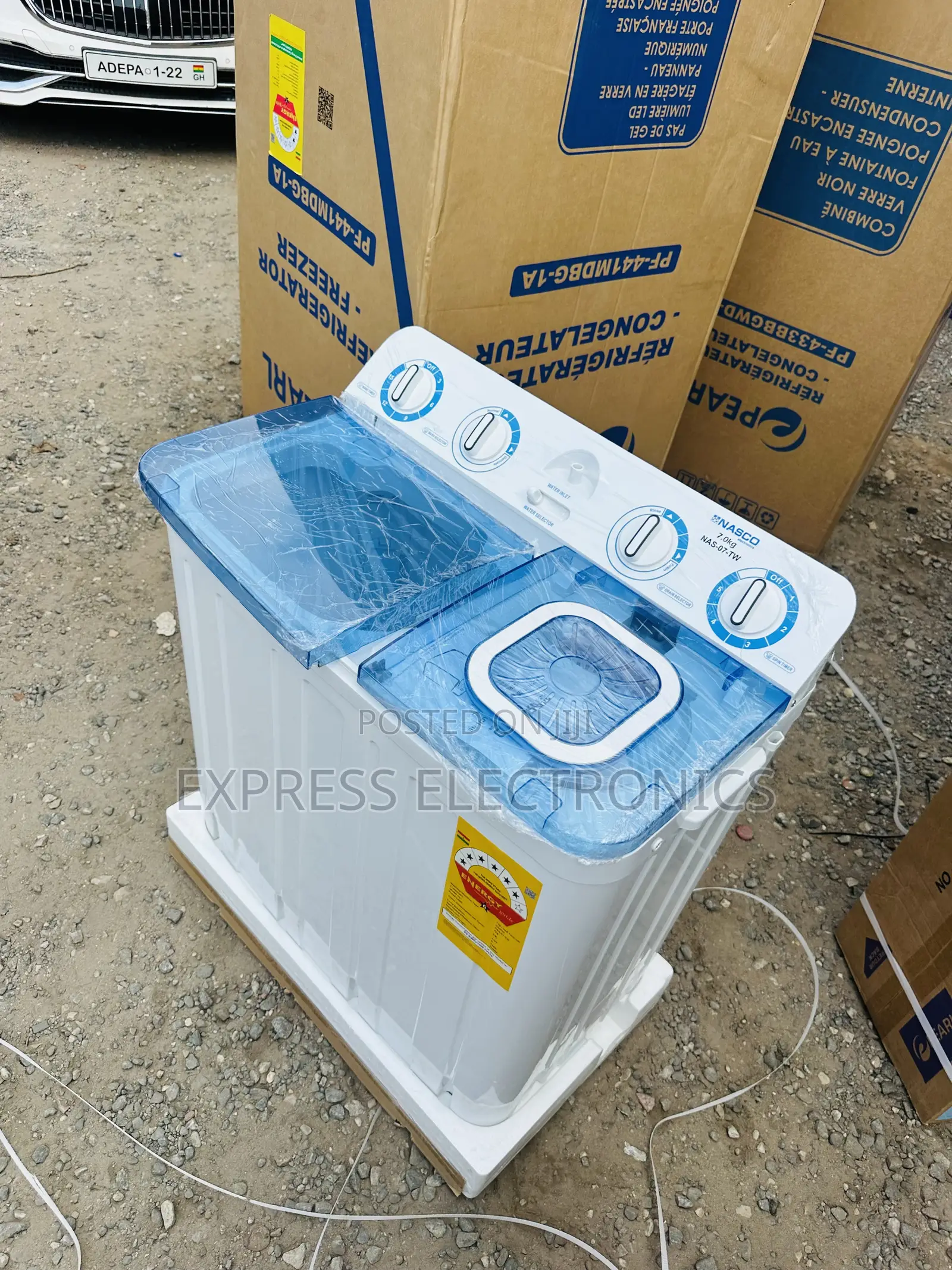 Newly Sealed in Nasco 7kg Topload Twintub Washing Machine