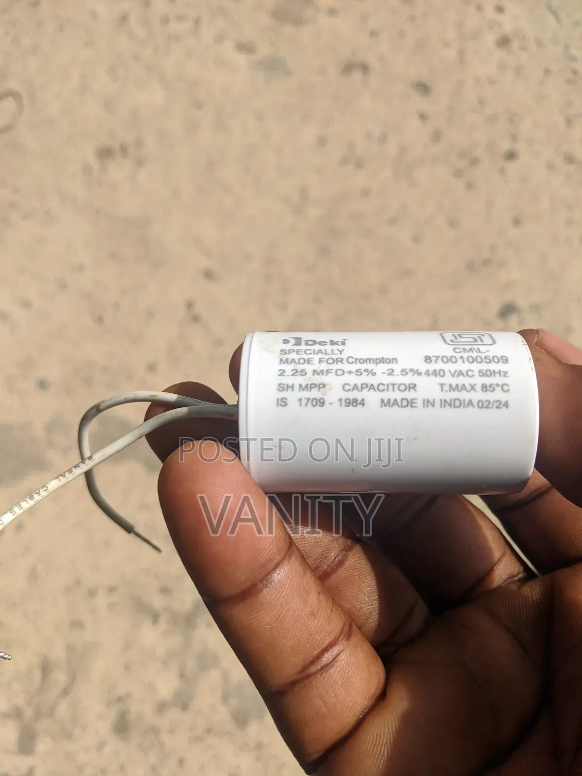 Original Crompton 2.5 If Capacitor