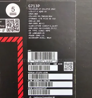 New Laptop Asus ROG Strix G17 16GB AMD Ryzen SSD 1T
