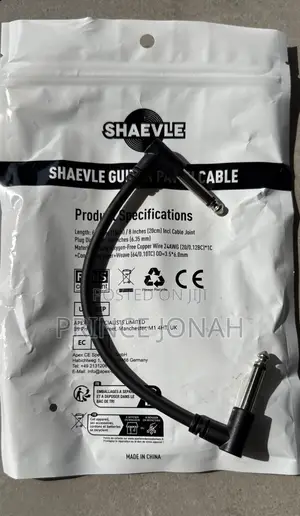 Shaevle 6 Inch Guitar Effect Pedal Patch Cables Black