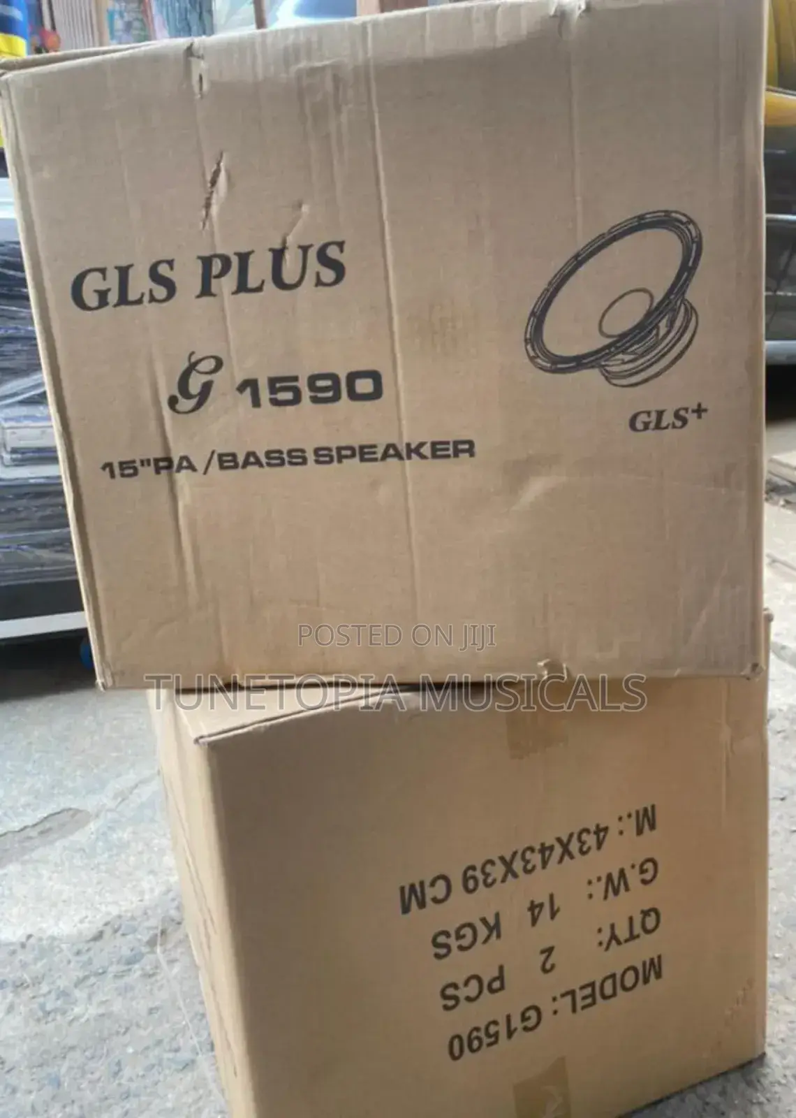 Gls G1590 15inches"  Naked Pa/Bass Speaker.