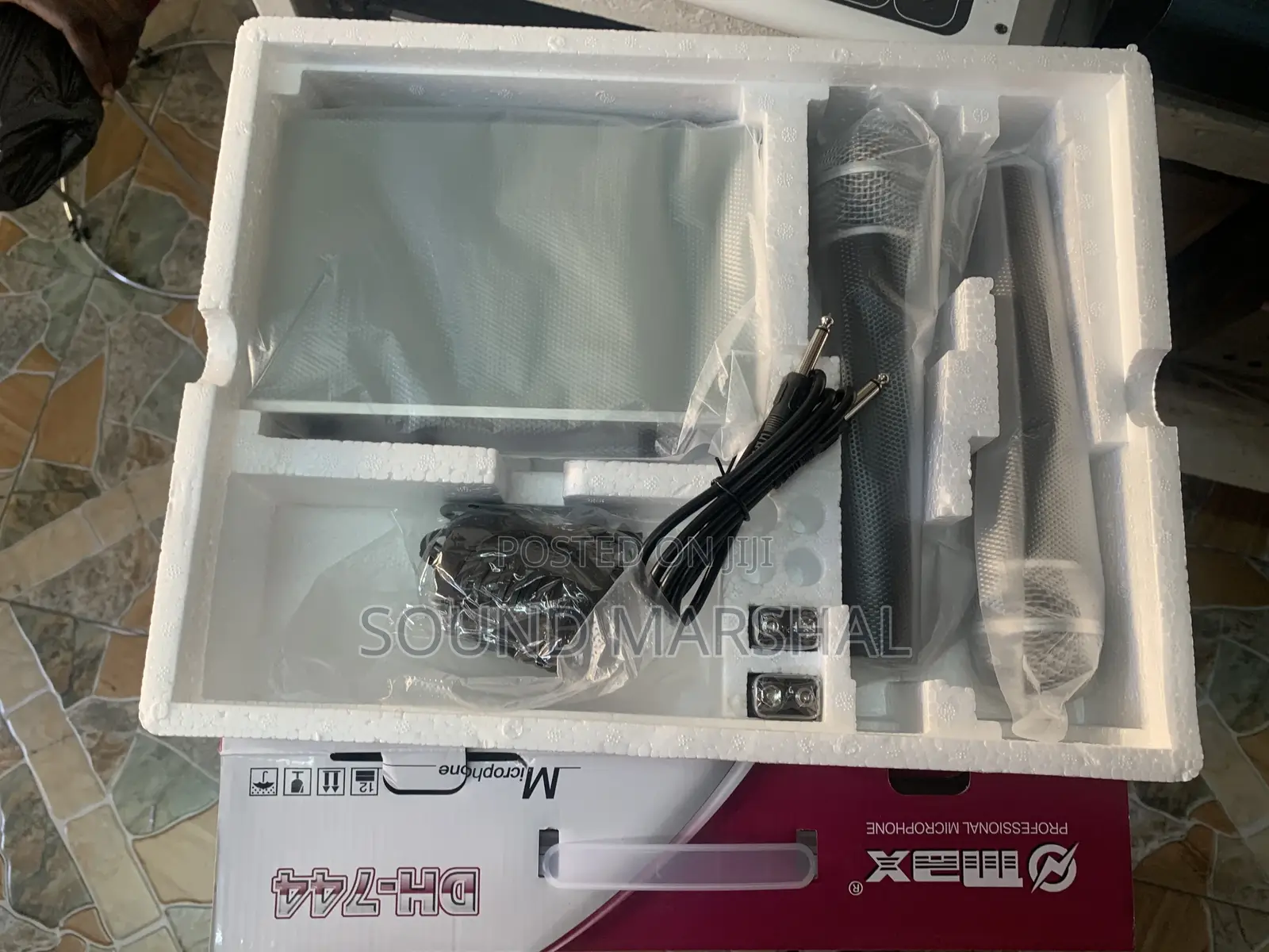Max Dh744 2 in 1 Microphone