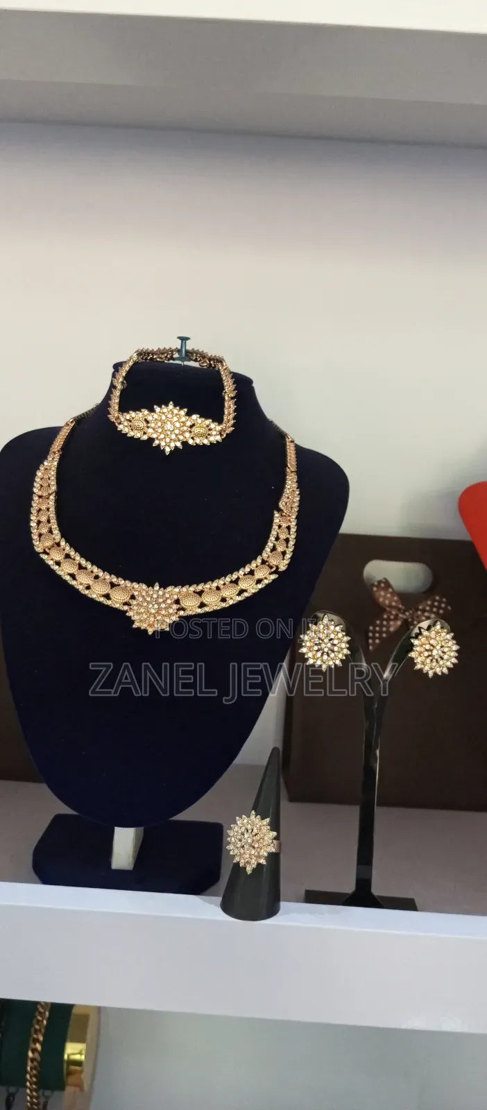 Gold Plated Jewelry Set for Ladies