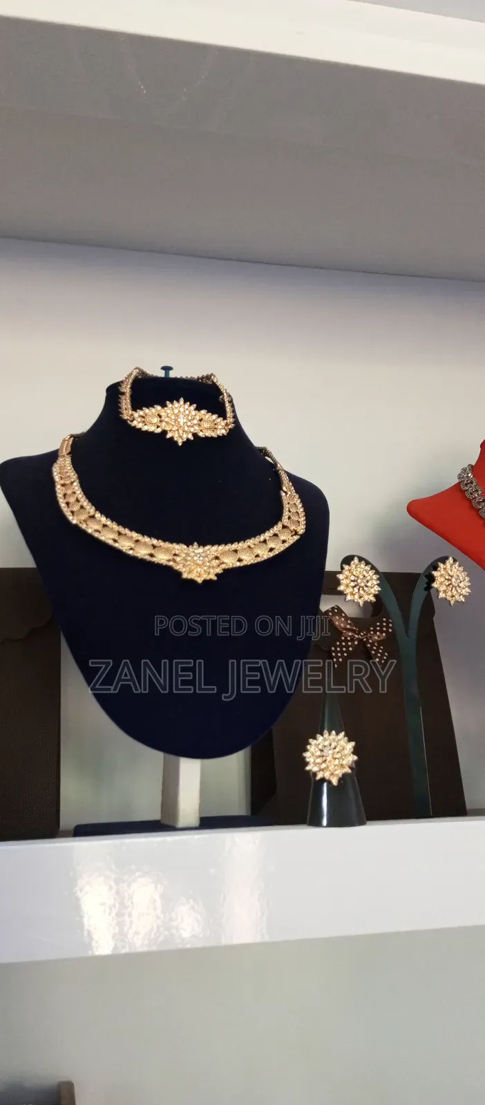 Gold Plated Jewelry Set for Ladies