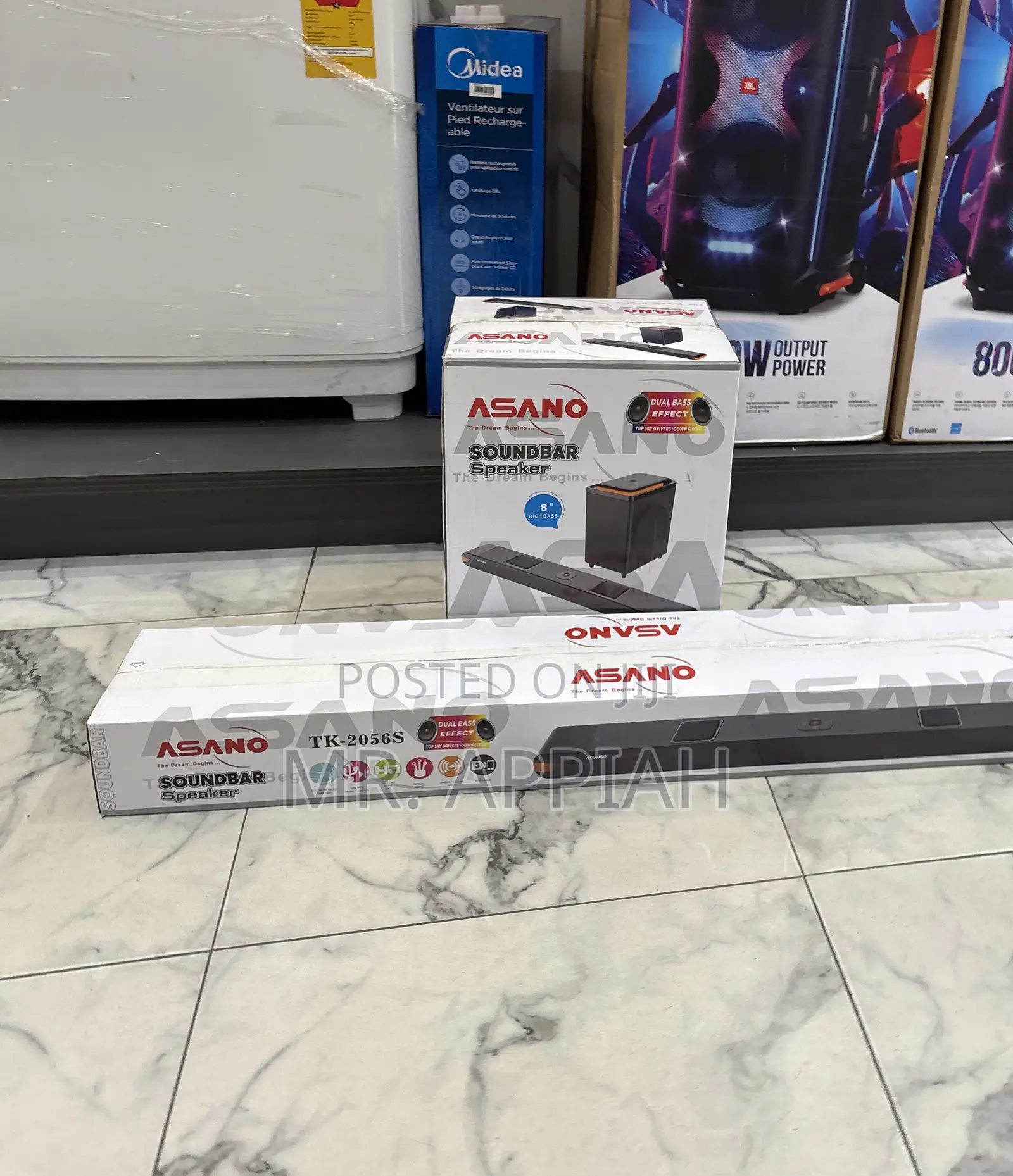 Shop Original Asano Tk 2056 Wireless Bluetooth Sound Bar + Remote.