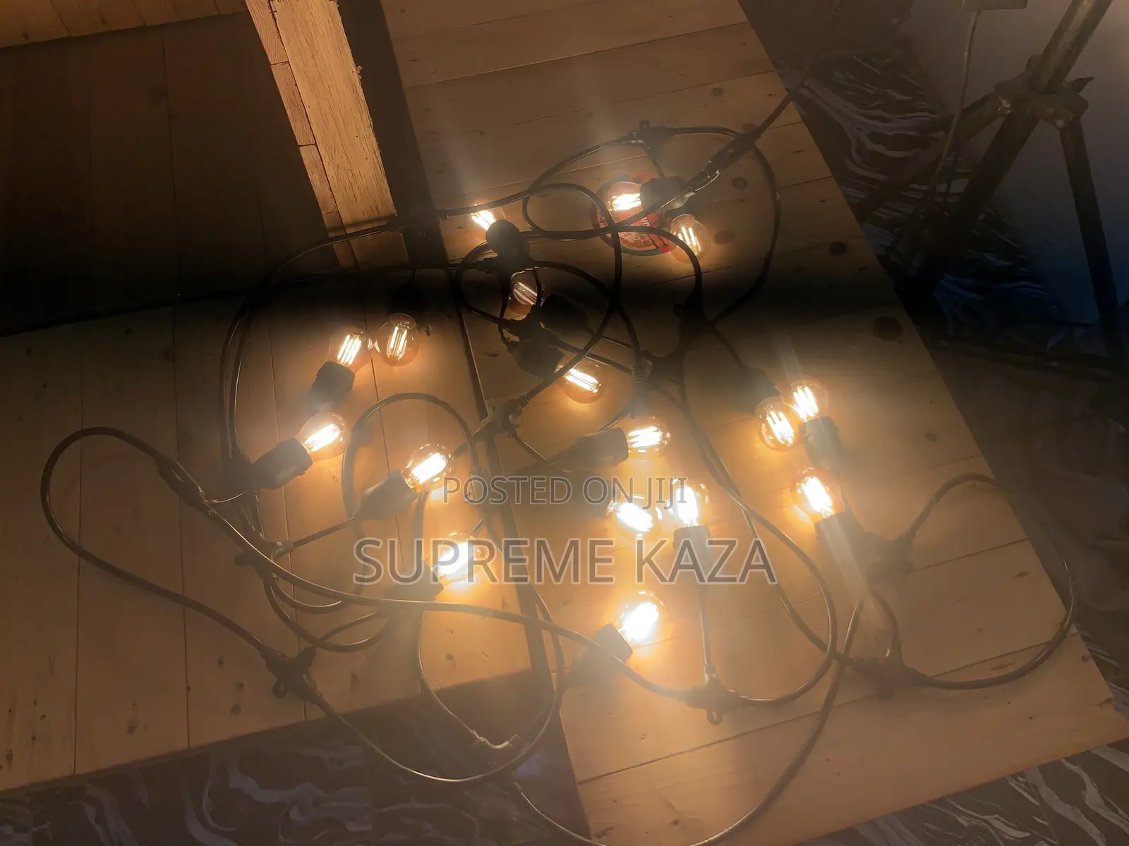 Led Outdoor Or Indoor String Lights Waterproof With Edison Bulbs