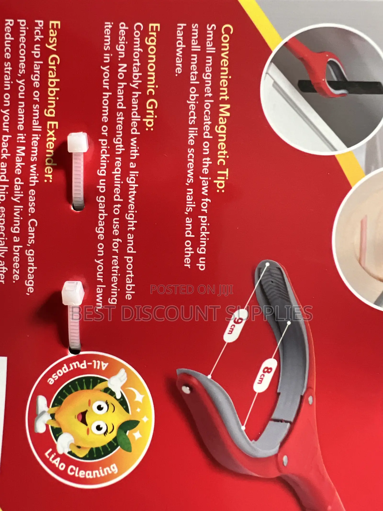 Foldable Magnetic Picker 360 Rotating Claw