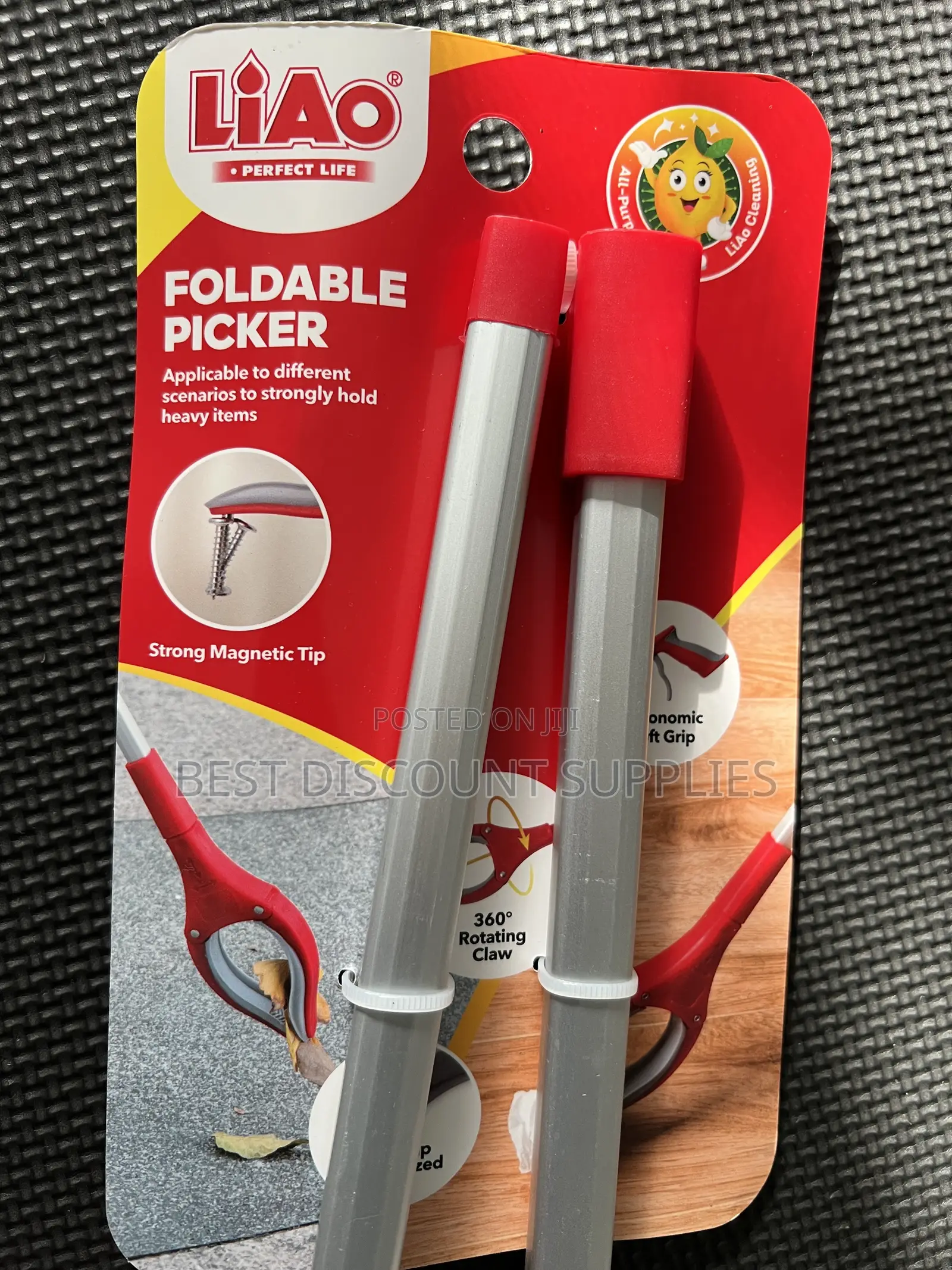 Foldable Magnetic Picker 360 Rotating Claw