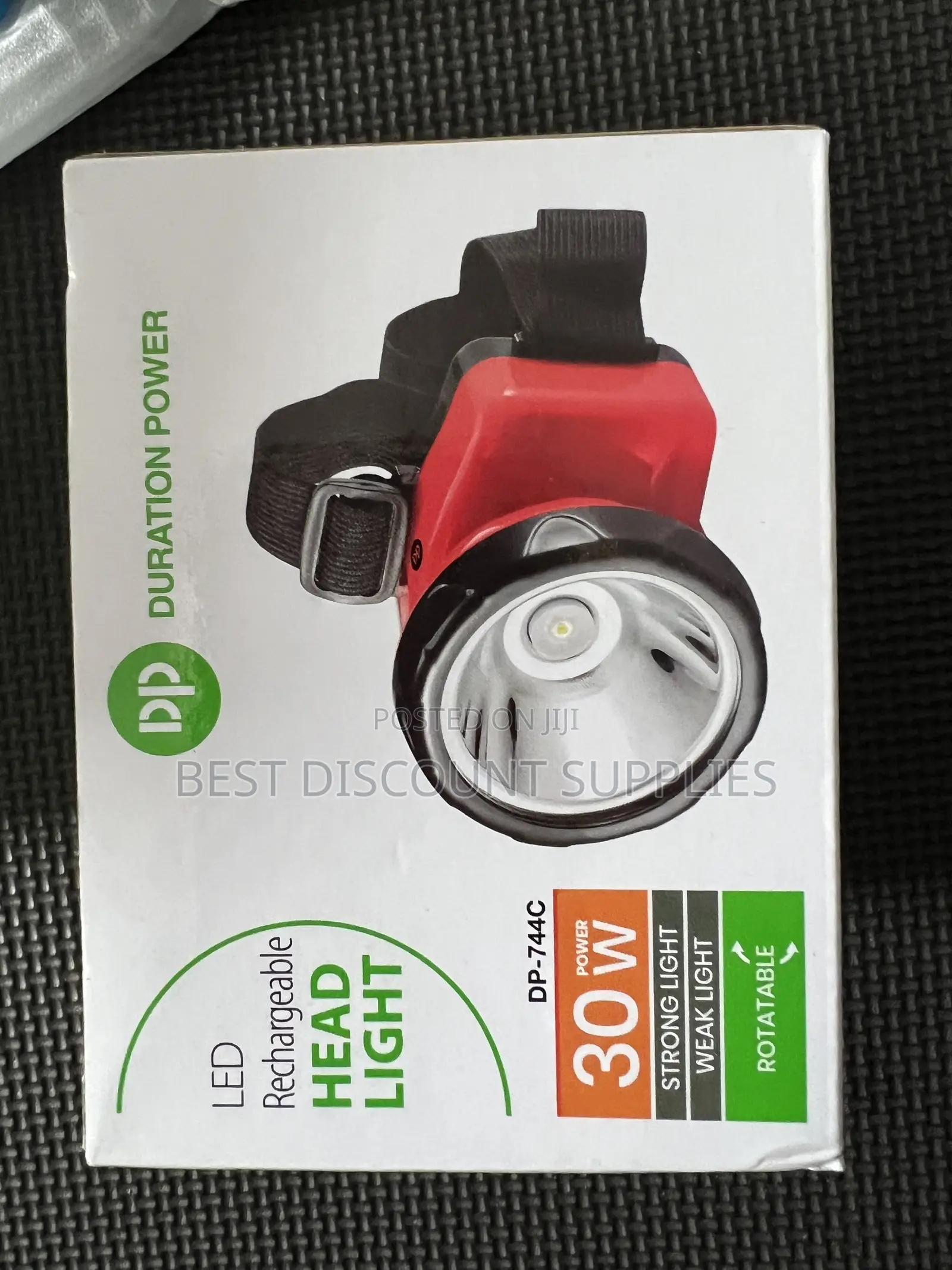 Dp Led Rechargeable Headlamp/Headlight 30w