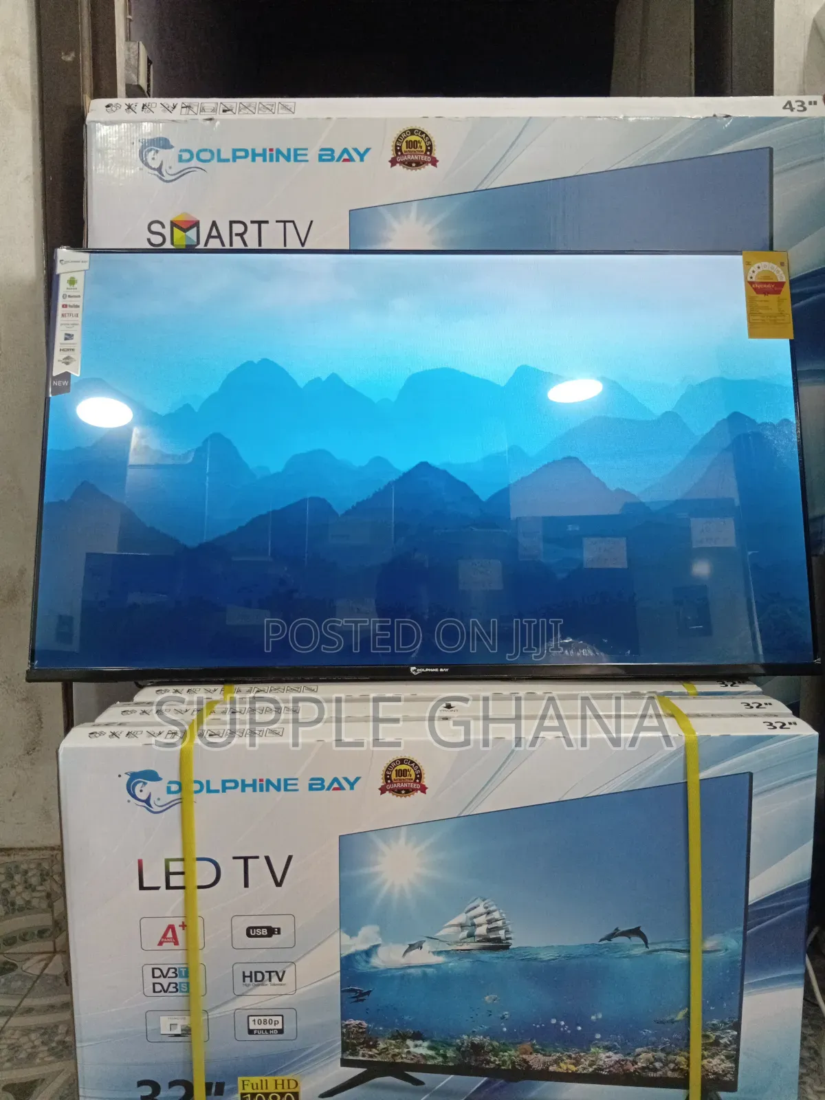 Dolphine Bay 43-Inch Smart Tv, Purescene Dolphine Bay Smart Tv