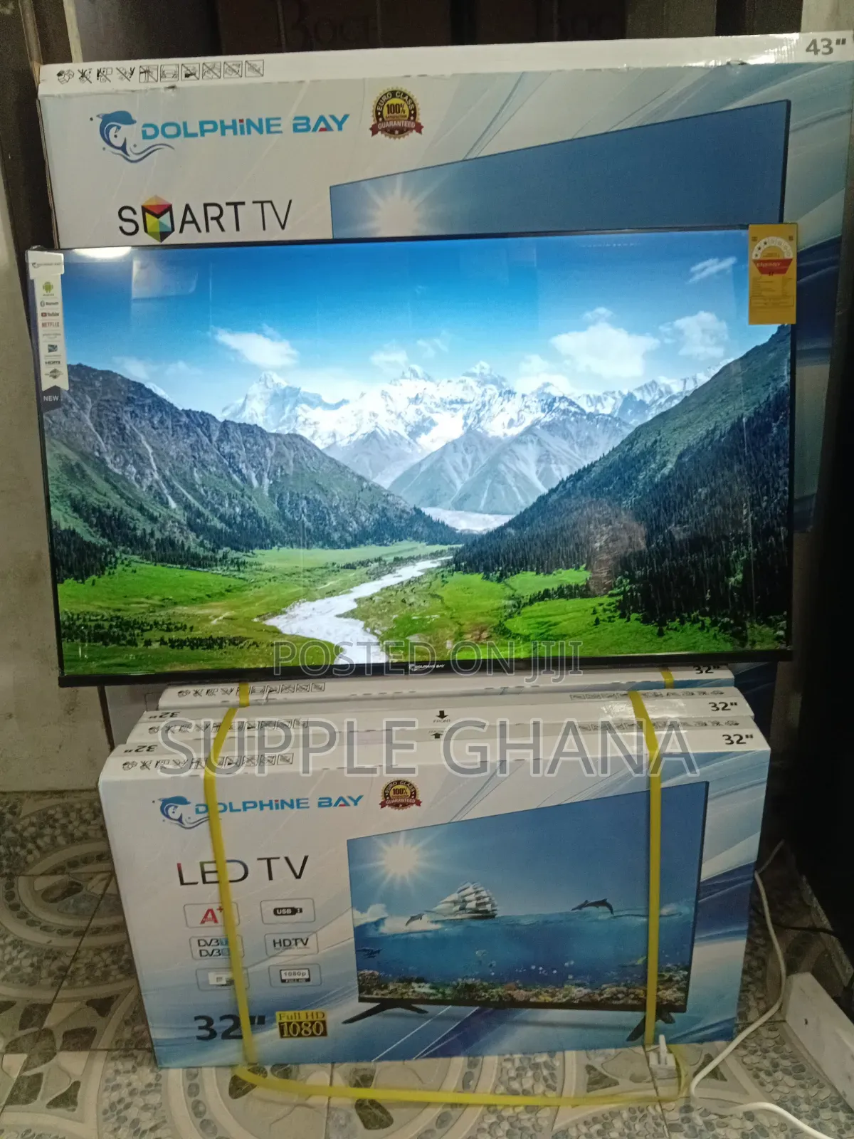 Dolphine Bay 43-Inch Smart Tv, Purescene Dolphine Bay Smart Tv